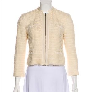 Diane Von Furstenberg Creme jacket. Size S